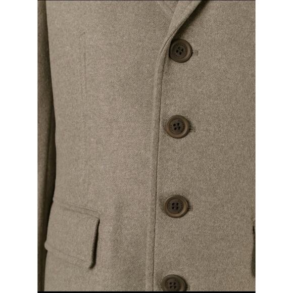 NWT Burberry Men Size XL Lyndson 3-in-1 Taupe Wool Cashmere Long Coat + Vest - Picture 5 of 12